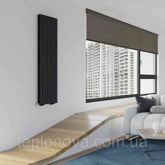 Дизайнерский радиатор 1600/476 (мм) чёрный мат IDEALE VITTORIA (универсальное подключение) 12 7/1600/476 Черновцы