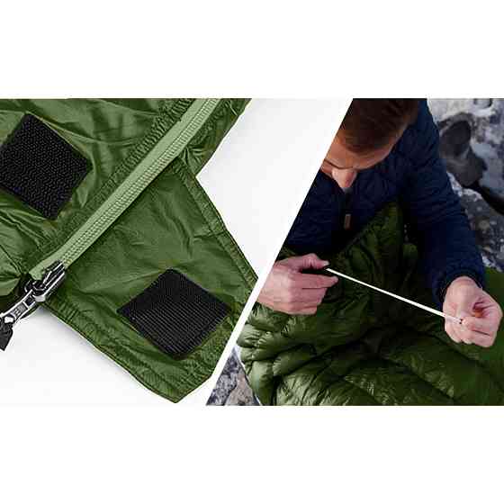 Спальний мішок з натуральним пухом Naturehike CWM295 CNK2300SD013, зелений Киев