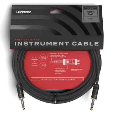 Інструментальний кабель D&apos;Addario American Stage 4.5m (PW-AMSG-15) Вінниця