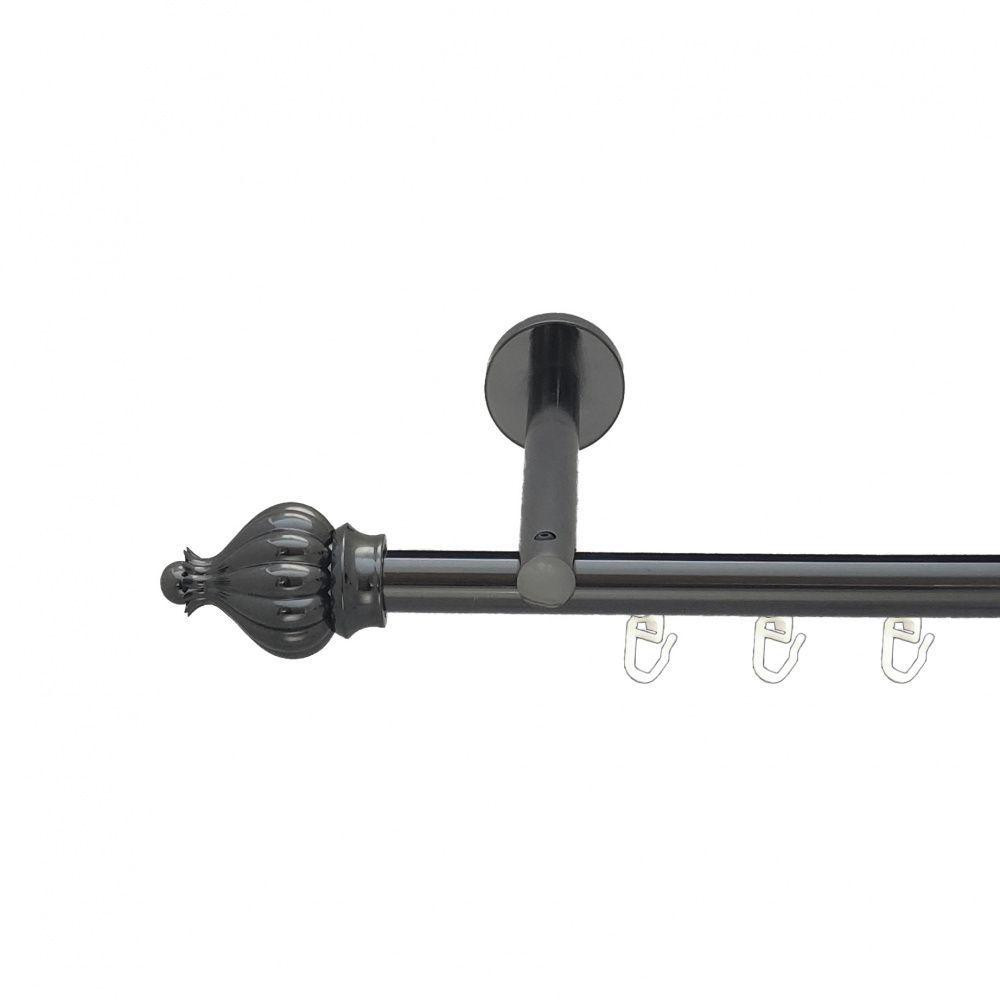 Карниз Orvit Таджа металевий однорядний циліндр+профіль (16 см) профільна труба  Онікс 19 мм 200 см (6678610) Львів - фото 1