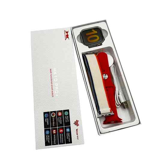 Смарт-годинник HK 10 Pro Plus 46mm. 260 mAh. IP67+Amoled Red Київ