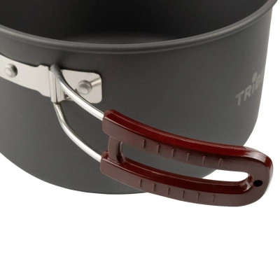 Котел туристический Tribe Pot 1,9 л Alu алюмінієвий (T-FH-0014-grey) Винница - изображение 11