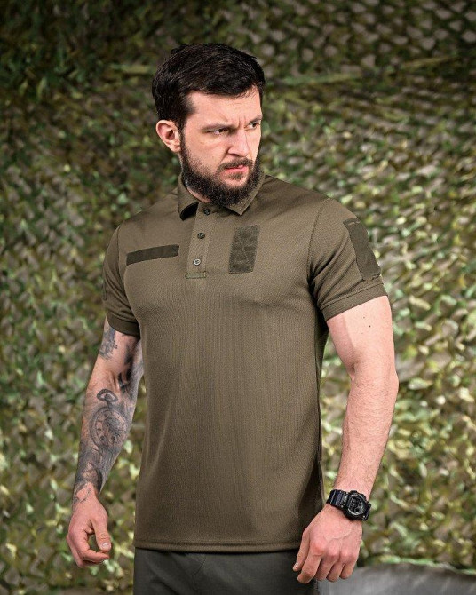 Комплект тактический  футболок олива ДЛ7043 Одесса - изображение 4