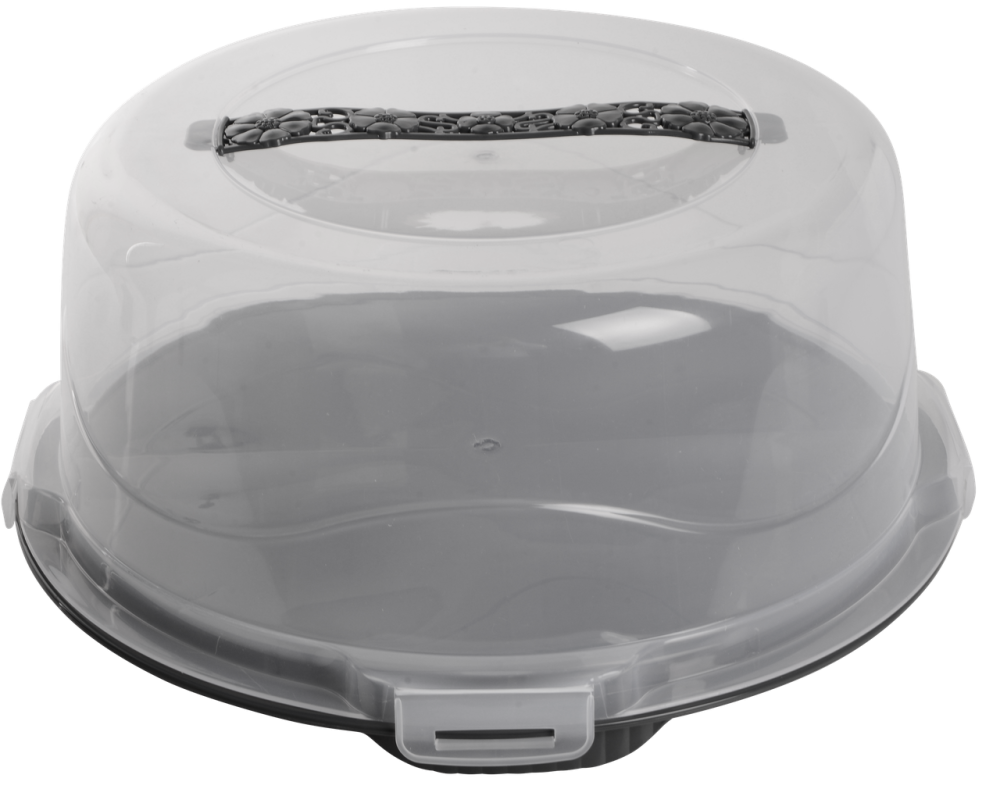 Тортовница Violet House 0011 Antrasit 18х26х37 см (7194572) Киев - изображение 1