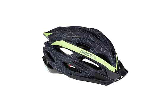 Шолом ONRIDE Grip чорний/зелений M (55-58 см) Бровари
