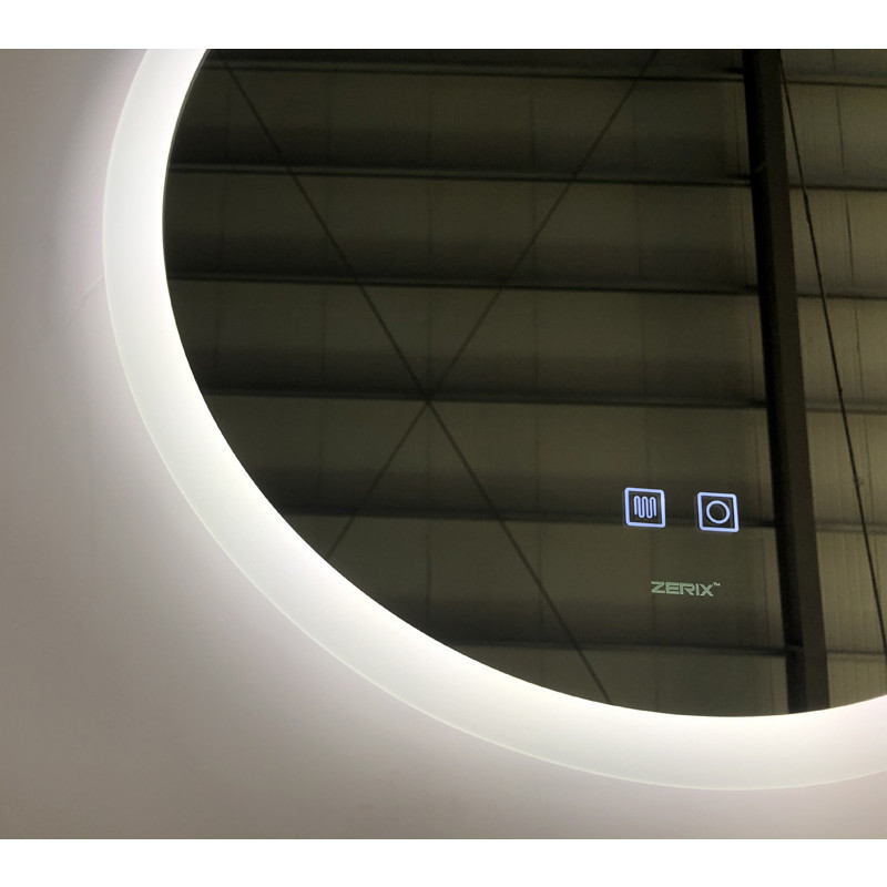 Дзеркало Zerix Solo MC02-60 з LED Touch, Anti-fog, димером, регулятором яскравості (ZX6065) Київ - фото 4