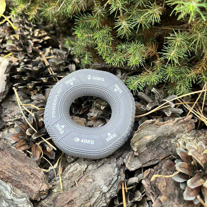 Кістовий еспандер кільце 3 ступеня навантаження 30-35-40кг Гумовий еспандер Силіконовий кистьовий еспандер із зручним хватом Київ - фото 6