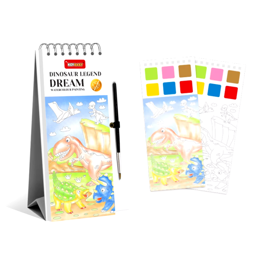 Набір для творчості.Розмальовки з фарбами і пензликом.Мольберти для дітей з палітрами Keybaby 4 шт. Кам'янець-Подільський