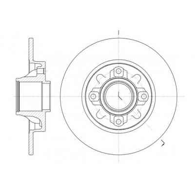 Тормозной диск REMSA 61060.00 Винница