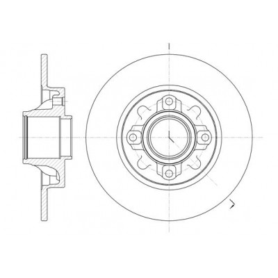 Гальмівний диск REMSA 61060.00 Вінниця - фото 1