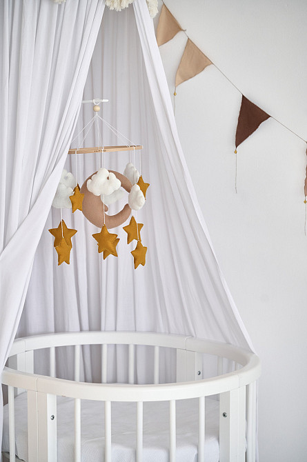 Мобіль на ліжечко WoollyFox «Зоряна ніч» Київ - фото 1