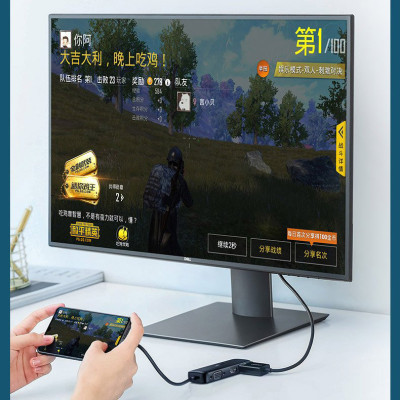 Перехідник USB2.0 Type-C to VGA V1.2/HDMI V2.0b/DP V1.2a CM260 black Ugreen (60568) Вінниця - фото 12