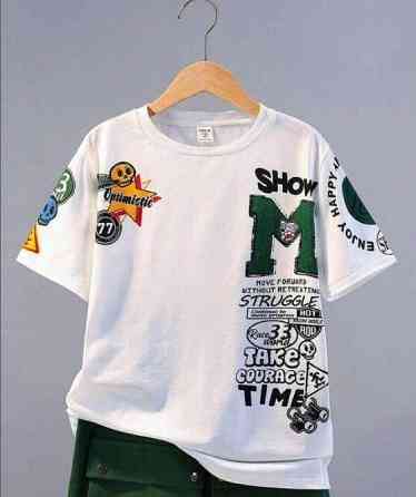 Футболка жіноча з принтом  44 Біла 2634324695 Дніпро