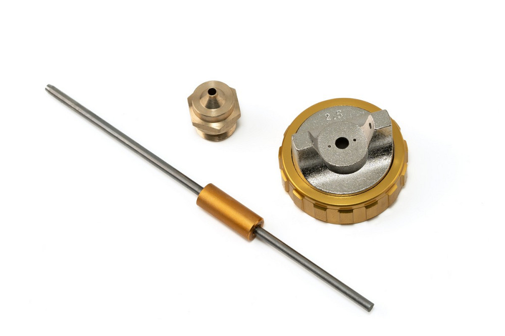 MASTERTOOL Форсунка змінна для пневмопістолета для фарбування HP MASTERTOOL Ø 2.5 мм - дюза пов Київ - фото 2