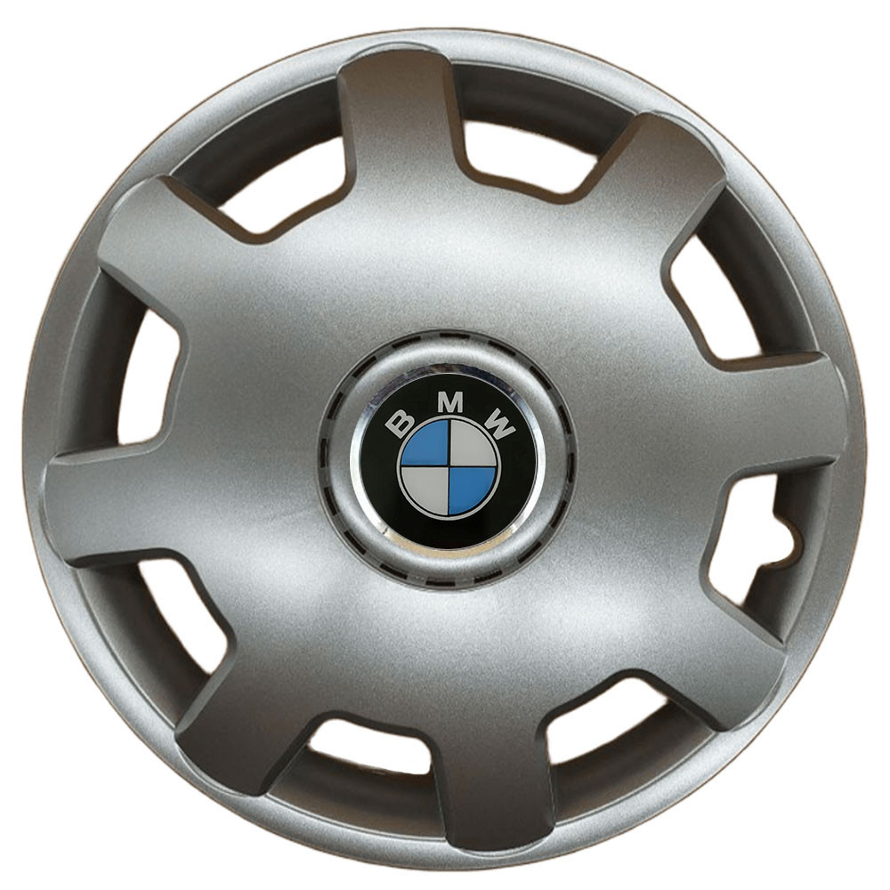Автомобільні модельні ковпаки R13 BMW 105 4шт, SJS, сріблясті Київ - фото 1