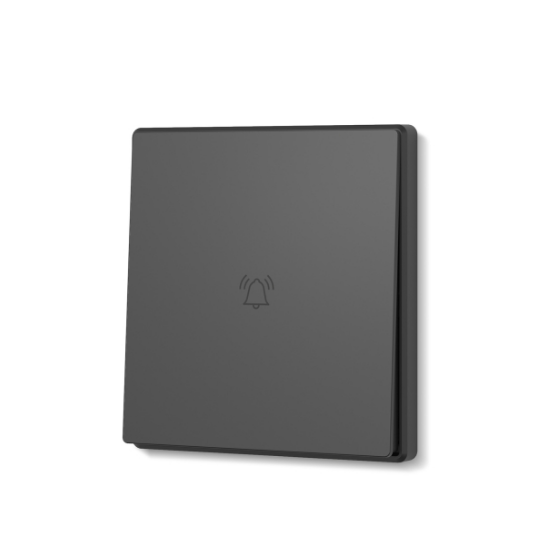 Кнопка дзвінка вугільно-чорна VIDEX NOTA (VF-NT-DB1-BL) Житомир