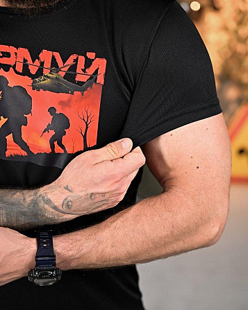 Тактична потовідвідна Футболка Штурмуй black ПП7898 Київ - фото 5
