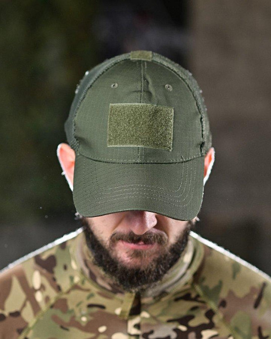 Тактическая бейсболка сетка  oliva ВР4352 Одесса - изображение 2