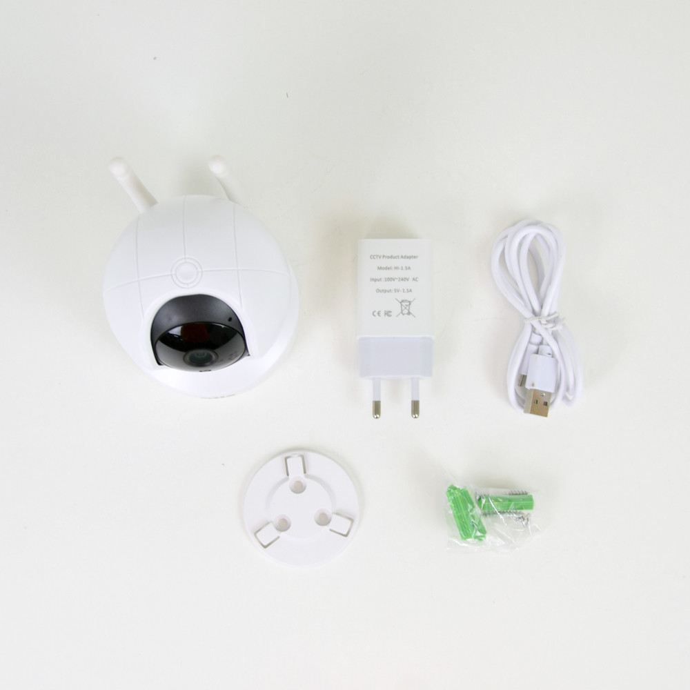 IP-відеокамера поворотна настільна 3 Мп з Wi-Fi ATIS AI-262-3M з вбудованим мікрофоном та динаміком Киев - изображение 4