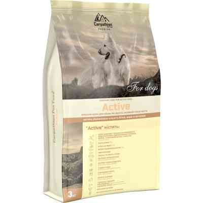 Сухой корм для собак Carpathian Pet Food Active 3 кг (4820111140879) Винница