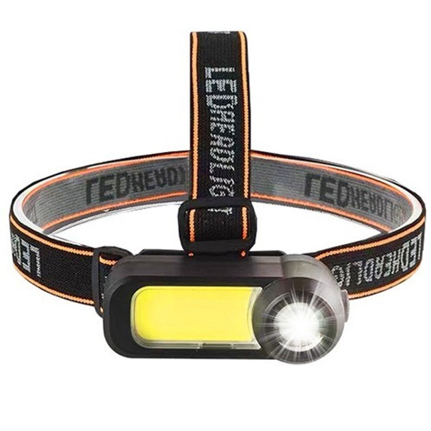 Ліхтар на голову для ЗСУ WH-1707-XPE+COB, Налобний ліхтар для сантехніка Led на голову EN-80 Львів - фото 3