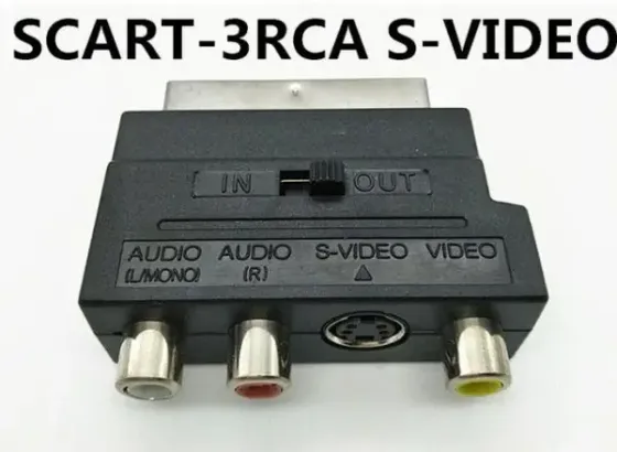Переходник SH3007 / переходник-адаптер scart с переключателем in/out Киев