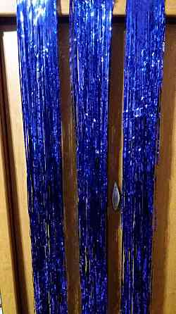 Дождик новогодний 150 см на 45 см синий Киев