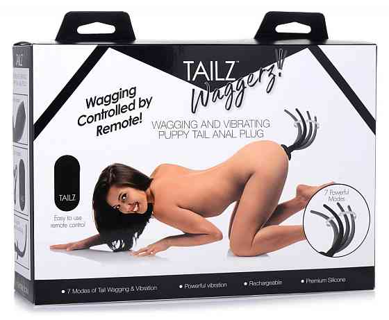 Анальная вибропробка, хвостик, Waggerz - Kwispelende En Sex Aura Киев