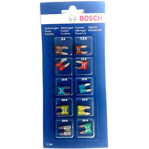 Комплект предохранителей BOSCH (1x5/7.5/25/30A; 2x10/15/20A) mini Харьков