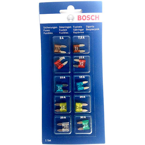 Комплект предохранителей BOSCH (1x5/7.5/25/30A; 2x10/15/20A) mini Харьков - изображение 2