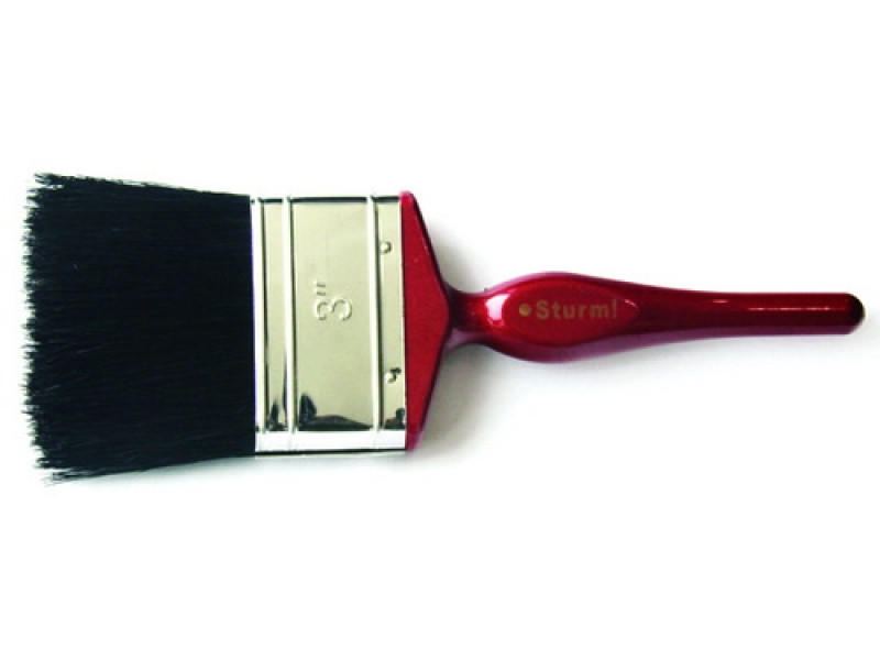 Кисть плоск пласт ручка 3