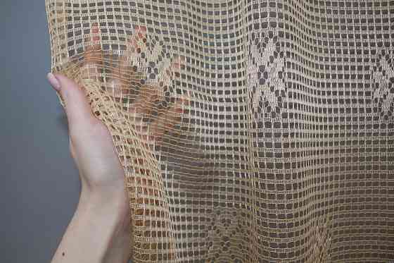 Тюль сітка висотою 1,5м "Juli" колір кавовий з венге 613т Київ