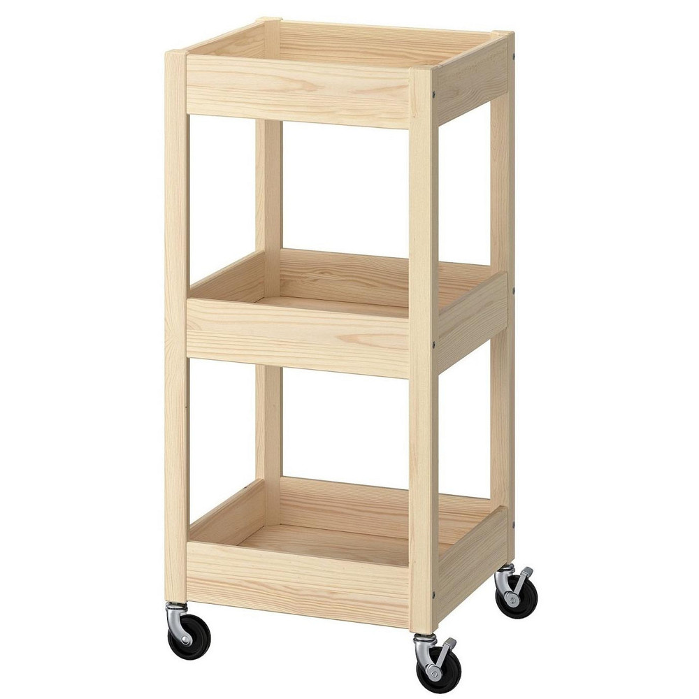 Этажерка для ванной на колёсиках 