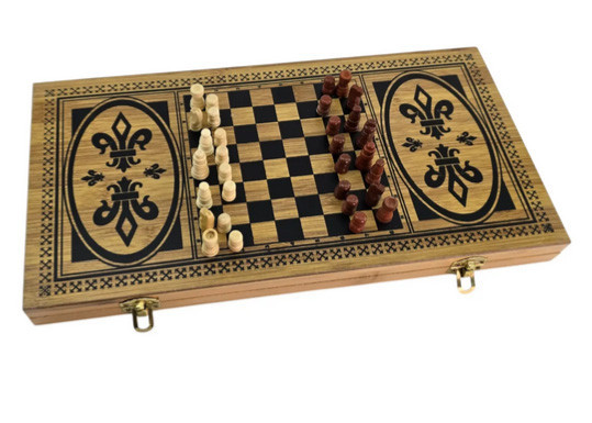 Нарды и шахматы для дома бамбуковые Киев - изображение 1