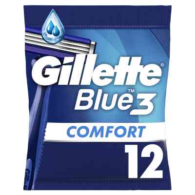 Бритва Gillette Blue 3 Plus Comfort 12 шт. (8700216148092) Вінниця