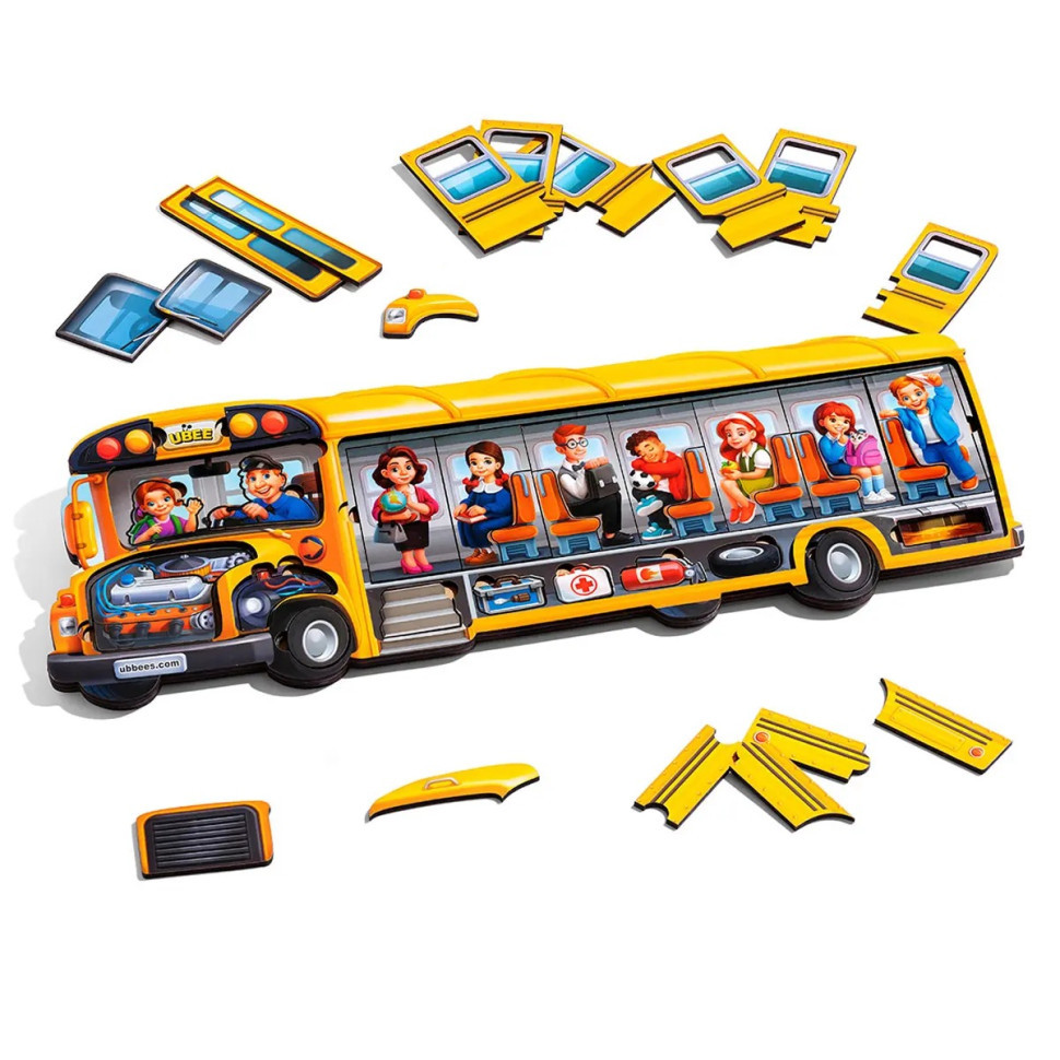 Деревянный пазл-вкладыш 