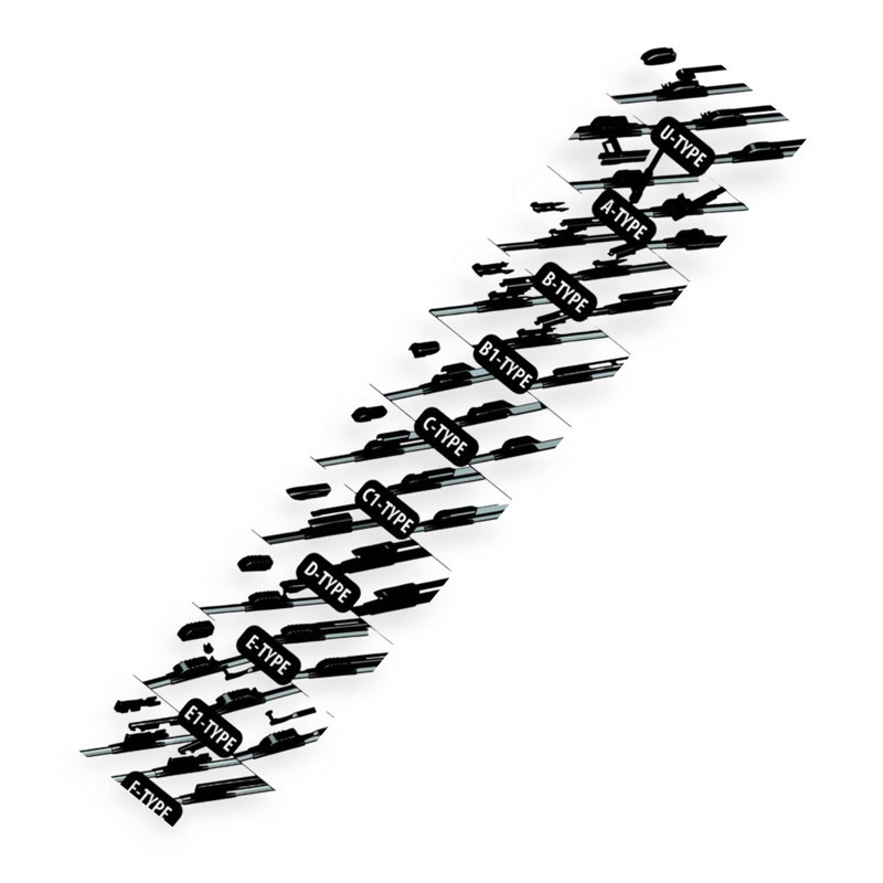 Щетка oximo multi безкаркасная 400мм + 7 адаптеров дворника Мукачево - изображение 3