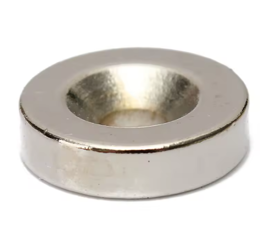 Набір з 10 неодимових магнітів 18x4 мм з отвором Київ - фото 7