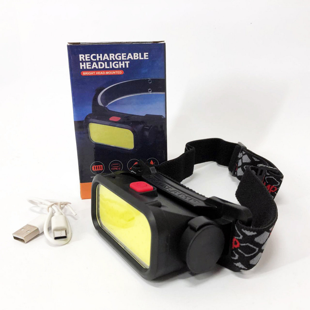 Компактный налобный фонарь BL-008+COB, Налобный аккумуляторный фонарь на голову Наголовный RV-18 Львов - изображение 9