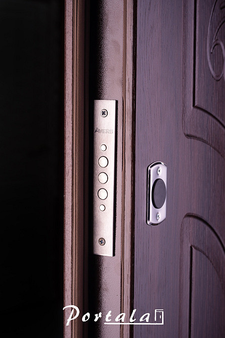 Двери квартирные, серия Элегантт, модель Рассвет, гнутом профиле, Темный орех, 2 замка 850 Киев - изображение 3