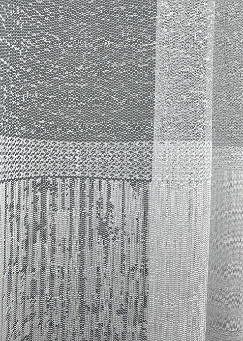 Тюль VR-Textil 1628т Жаккард Белый 300х270 см (42-0571) Киев - изображение 7