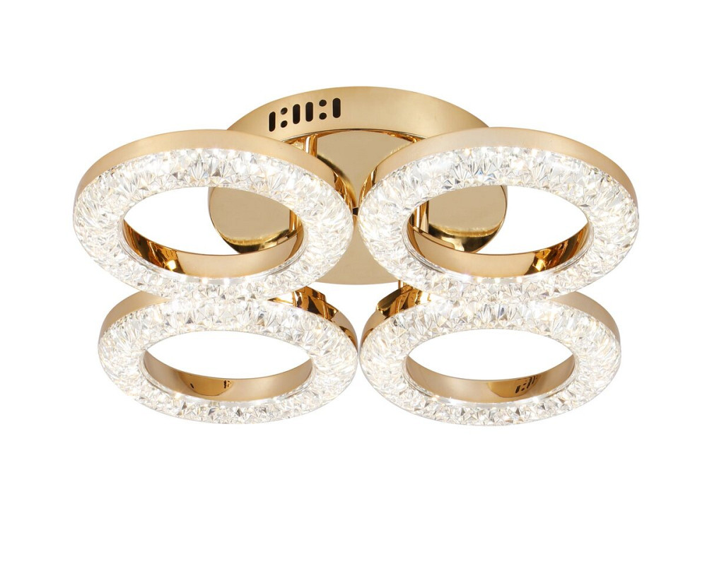 SIRIUS Люстра світлодіодна акрилова Sirius 2723/4 GD 32W*2 Коломия - фото 1