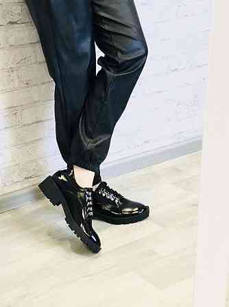 ЭФА Туфлі жіночі EFA T29 чорні (весна-осінь, шкіра лакована) (3164) Коломия