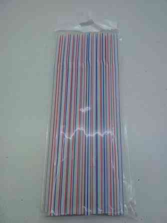Трубочка для коктейлів смугаста (25шт) ТМ "Супер торба" Харків