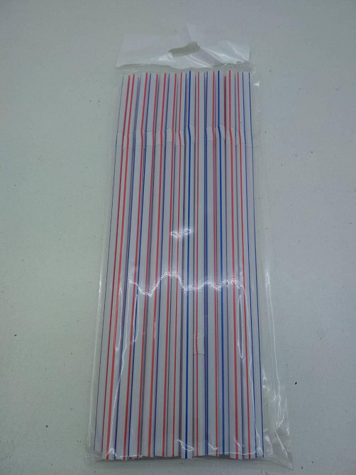 Трубочка для коктейлів смугаста (25шт) ТМ "Супер торба" Харків - фото 2
