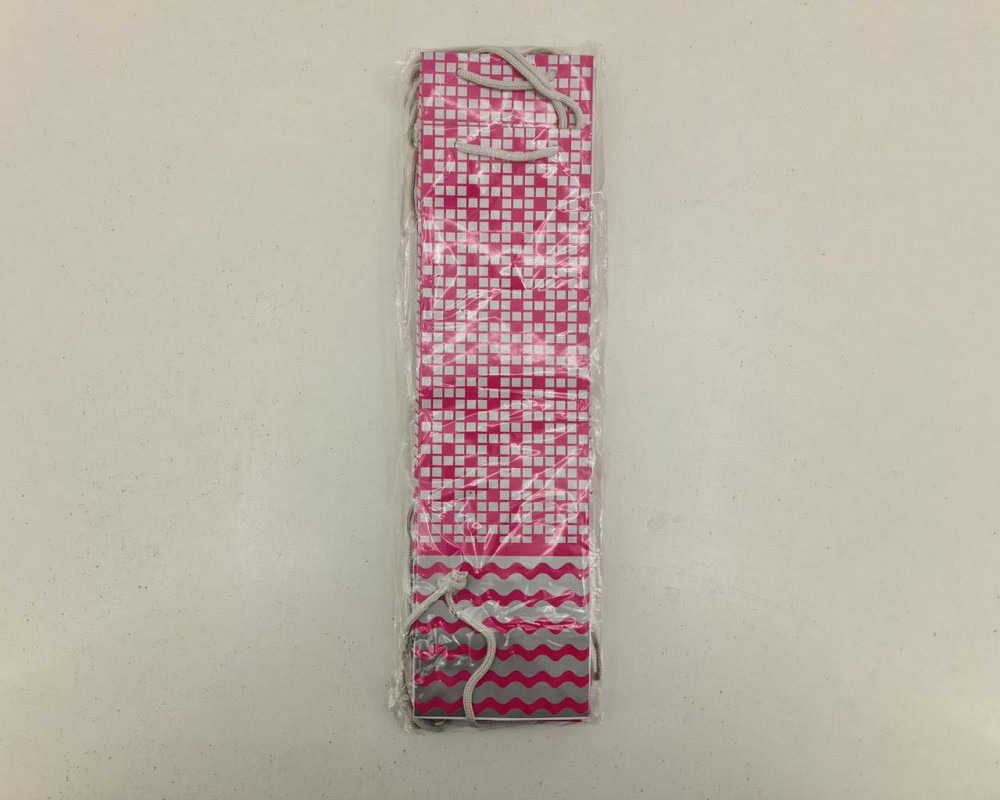 Пакет паперовий подарунковий під пляшку 12/9/36 (артBUT-65) (12 шт.) Харків - фото 3