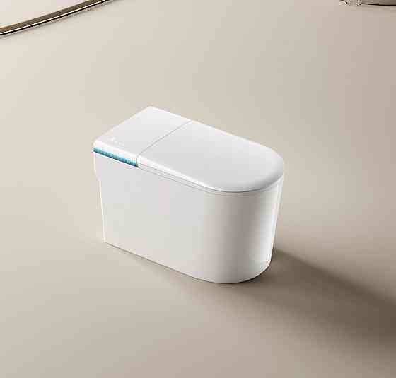 Розумний смарт унітаз GYE G6 з автоматичним відкриттям, підігрівом сидіння, нічним підсвічуванням та УФ-стерилізацією (568343106) Київ