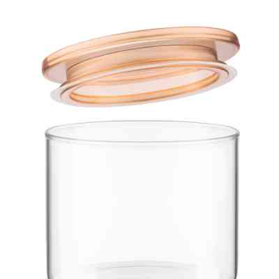 Банка Ardesto Fresh 500 мл, скло, пластик, прозорий (AR1305SFM) Винница