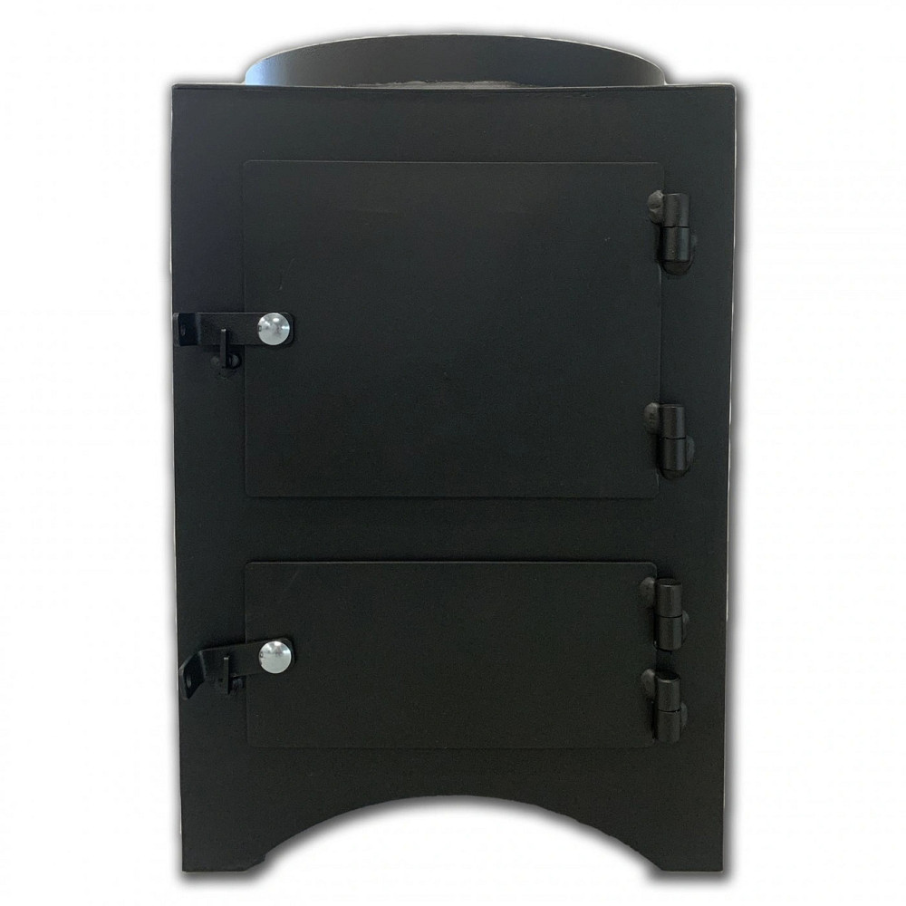 Титан водогрійний з залізною топкою 90 л (водогрійна колонка, бойлер-буржуйка, бойлер на дровах) Київ - фото 3