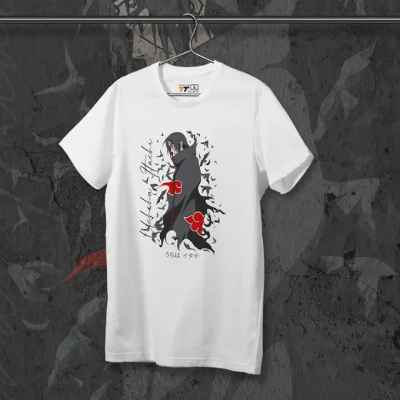 Футболка для підлітка хлопчика з принтом Наруто Ітачі Учіха WE Розмір 160 Anime10286 Дніпро